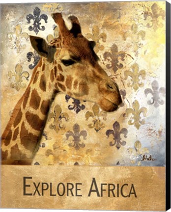 Framed Explore Africa Print