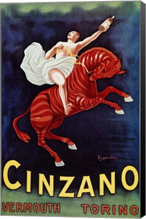 Framed Cinzano- Vermouth Print