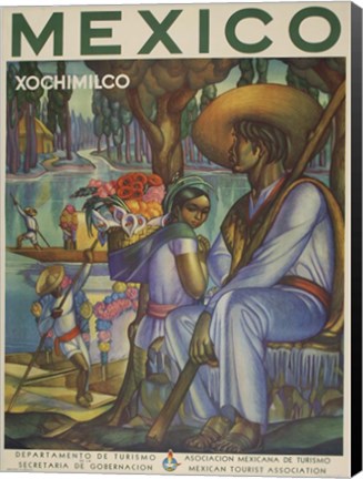 Framed Xochimilco Print