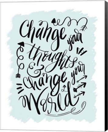 Framed Change Your World Print