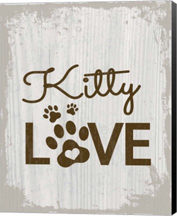 Framed Kitty Love Print