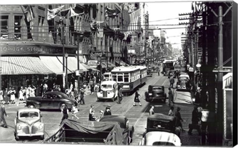 Framed Yonge St Print