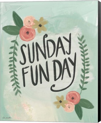 Framed Sunday Funday Print