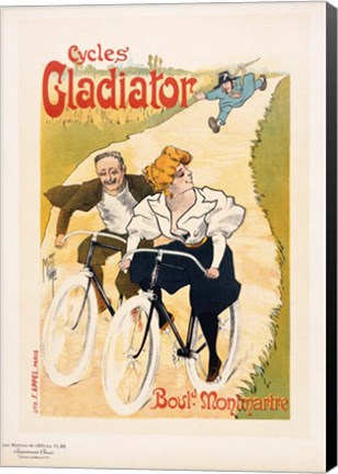 Framed Cycles Gladiator Print