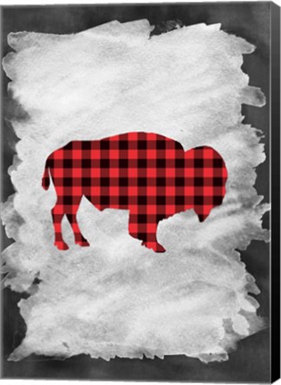 Framed Plaid Buffalo Print