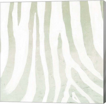 Framed Soft Animal Prints Gray Zebra Print