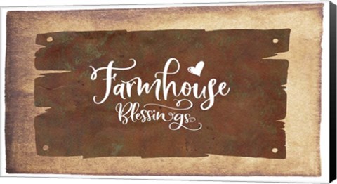 Framed Farmhouse Blessings Print