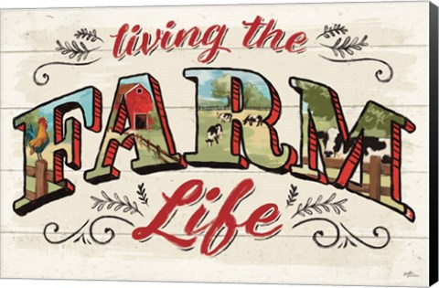 Framed Farm Life IV Print