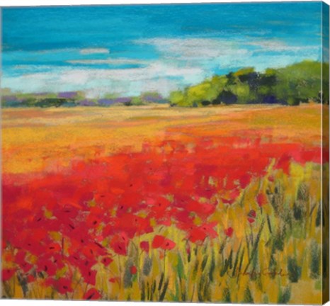 Framed Poppy Field Print