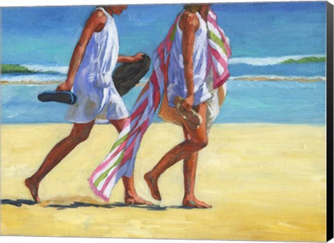 Framed Beach Towel Print