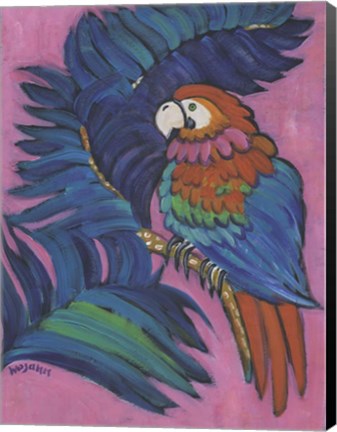 Framed Hot Tropical Parrot Print