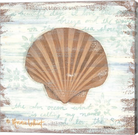 Framed Ocean Scallop Print