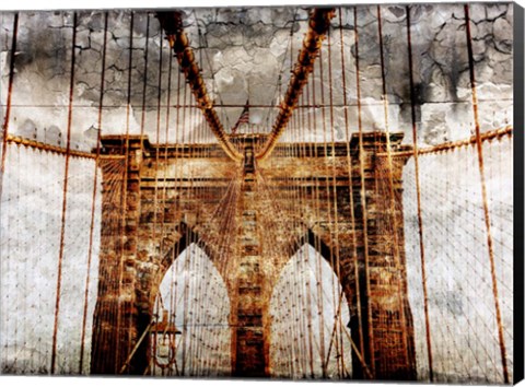 Framed Brooklyn Bridge Print