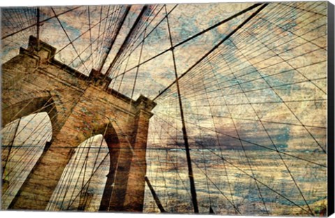 Framed Brooklyn Bridge 2 Print