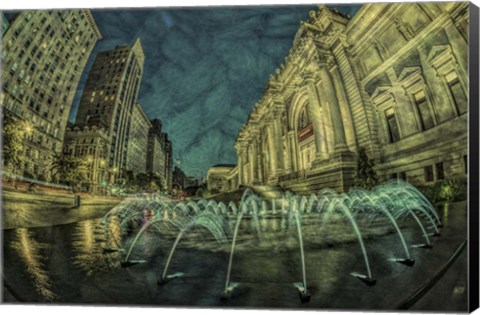 Framed Fountains at the MET Print