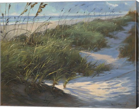 Framed Glistening Sea Oats Print