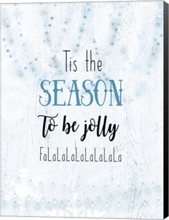 Framed Tis the Season to be Jolly Print