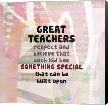 Framed Teacher Calendar-Teachers Respect Print