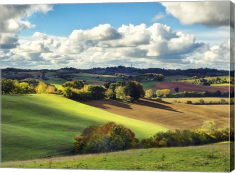 Framed Pastoral Countryside III Print