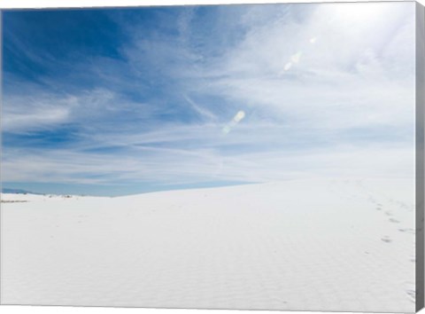 Framed White Dunes II Print