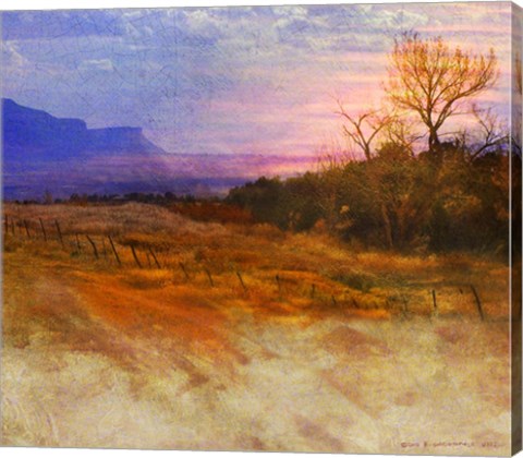 Framed Montezuma Valley Sunset Print