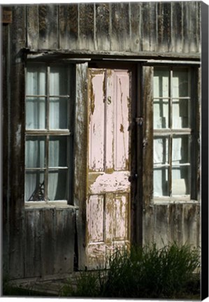 Framed Colorado Cabin Door Print