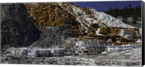 Framed Mammoth Hot Springs Print