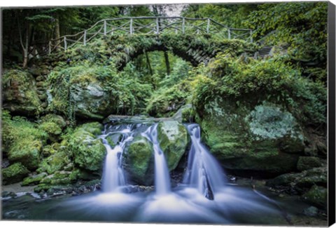 Framed Triple Falls Print