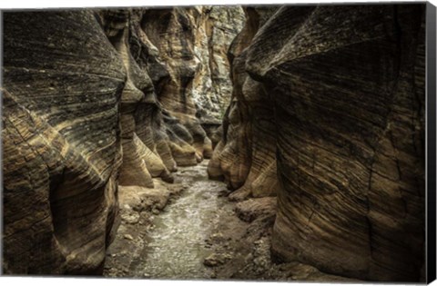 Framed Slot Canyon Utah 7 Print