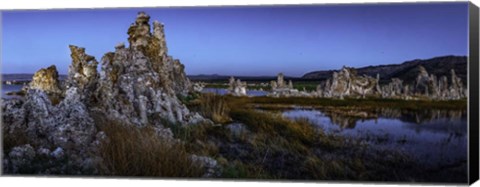 Framed Mono Lake Twilight Crop Print