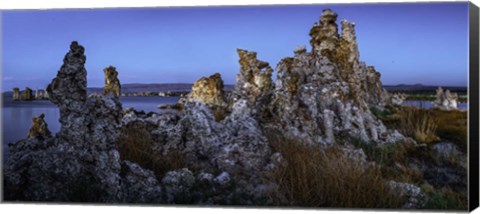 Framed Mono Lake Twilight Crop 2 Print