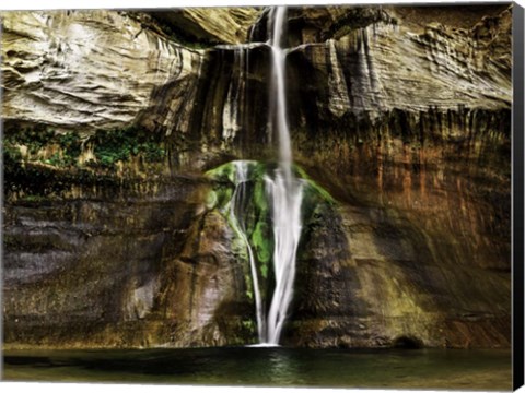 Framed Calf Creek Falls Crop Print