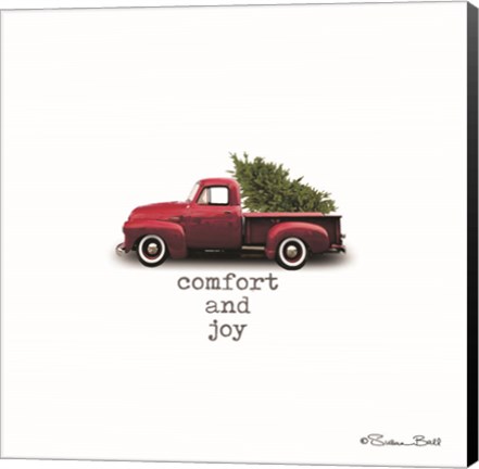 Framed Comfort and Joy Christmas Print