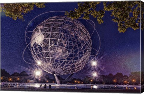 Framed Flushing Meadows Unisphere Print