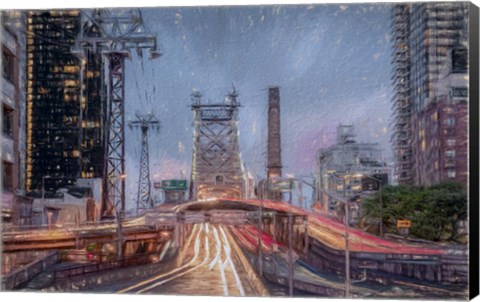 Framed Queensboro Bridge 2 Print