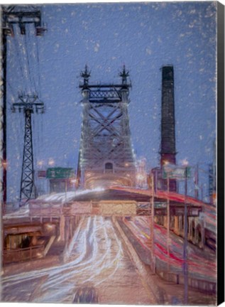 Framed Queensboro Bridge 3 Print