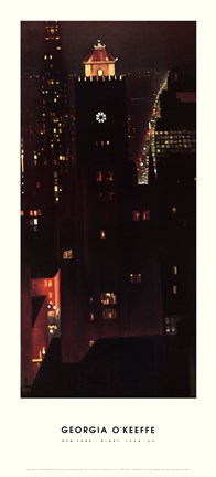 Framed New York, Night Print