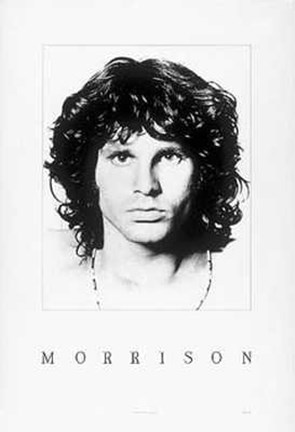 Framed Jim Morrison Print