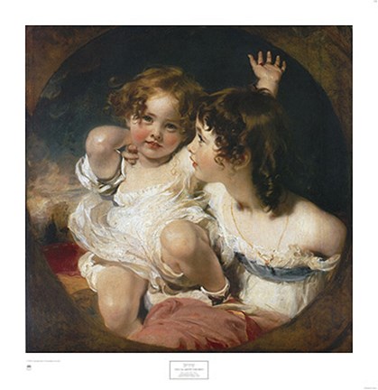 Framed Calmady Children, 1823 Print