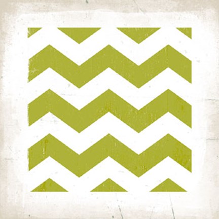 Framed Chevron I Print