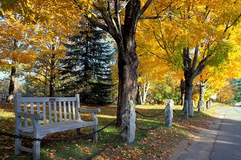 Framed Fall in New England, New Hampshire Print