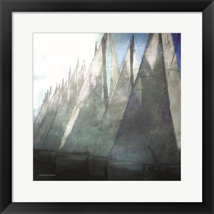 Framed Sailboat Marina II Print