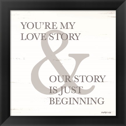 Framed Love Story Print