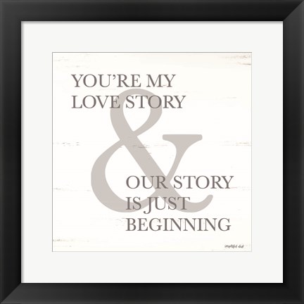 Framed Love Story Print