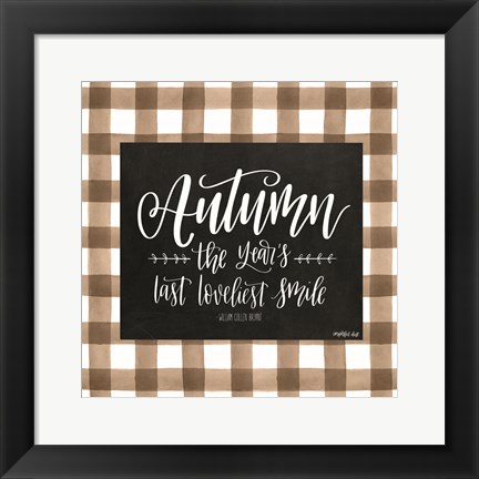 Framed Autumn Print