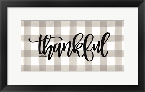 Framed Thankful Print