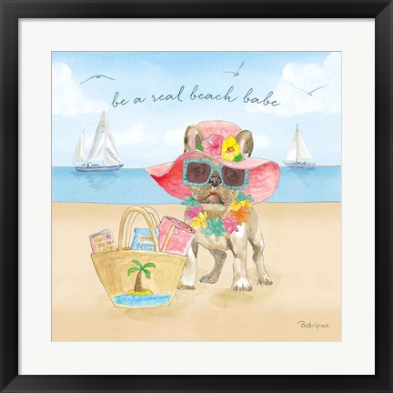 Framed Summer Paws IV Print