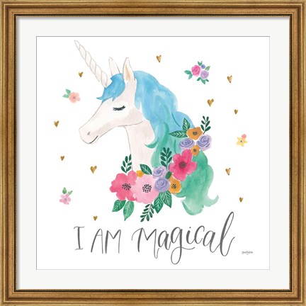 Framed Magical Friends IV Print