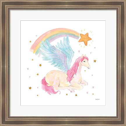 Framed Magical Friends II Print