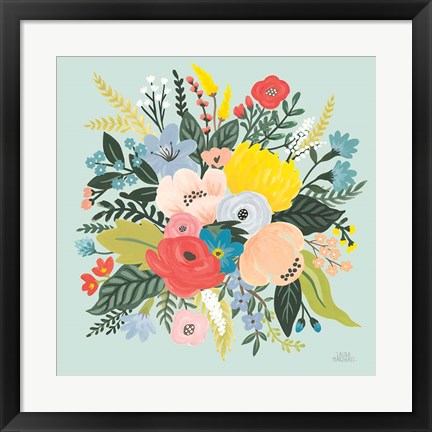 Framed Wild Garden V Print